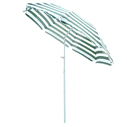 Parasol de Plage Inclinable Octogonal 180 cm