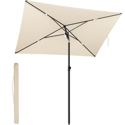 Parasol de Terrasse Beige 190 x 120 cm