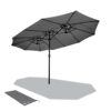 Parasol Double Aluminium 270 x 460 cm