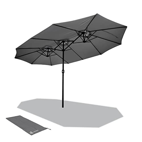 Parasol Double Aluminium 270 x 460 cm