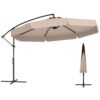 Parasol Déporté 3x3m en Beige Parasol Déporté 3x3m en Beige