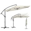 Parasol Déporté Beige 300 cm pour Jardin