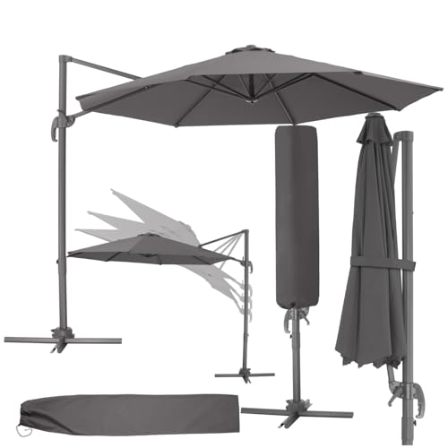 Parasol Déporté en Aluminium Ø 300 cm