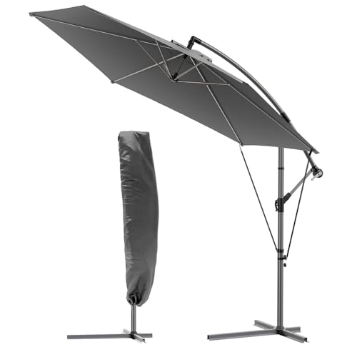 Parasol Déporté Hexagonal 3M avec Manivelle