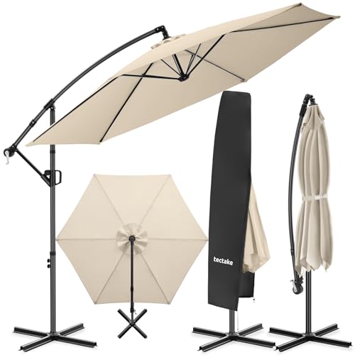 Parasol déporté pivotant 3x3 m