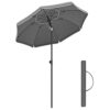 Parasol Inclinable 160 cm avec Protection UV Parasol Inclinable 160 cm avec Protection UV