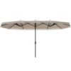 Parasol Rectangulaire Outsunny 4,5 x 2,6 m