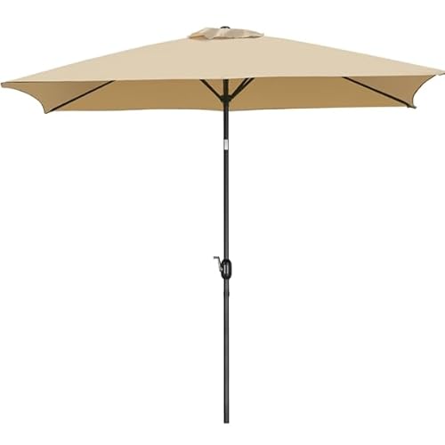 Parasol Rectangulaire Yaheetech 3 m avec Manivelle