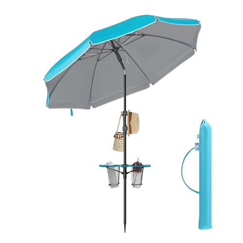 Parasol SONGMICS 160 cm avec Tablette