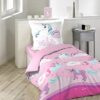 Parure de Lit Licorne Violet en Coton