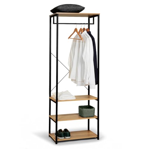 Penderie DETROIT design industriel en bois et métal Penderie DETROIT design industriel en bois et métal