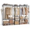 Portant à vêtements SONGMICS avec rangements