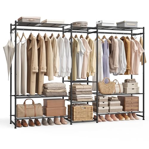 Portant à vêtements SONGMICS avec rangements Portant à vêtements SONGMICS avec rangements
