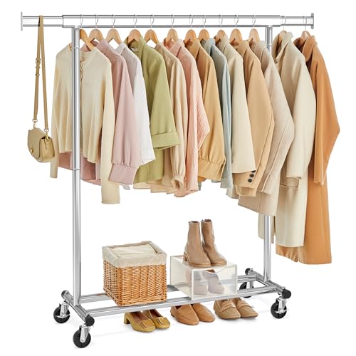 Porte-manteau Extensible avec Roulettes Porte-manteau Extensible avec Roulettes