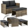 Salon de Jardin 2 en 1 Modulable