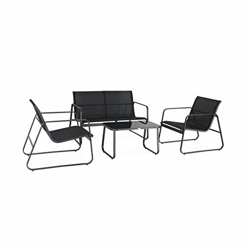 Salon de Jardin en Métal pour 4 Personnes Salon de Jardin en Métal pour 4 Personnes