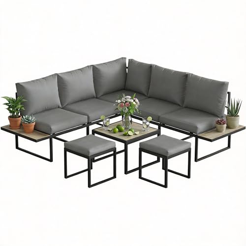 Salon de Jardin Extérieur 6 Personnes Modulaire Salon de Jardin Extérieur 6 Personnes Modulaire