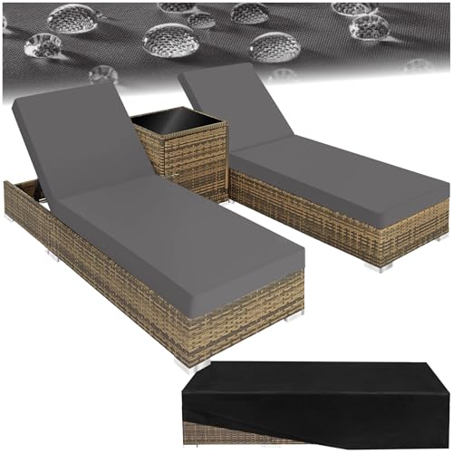 Set de 2 Chaises Longues de Jardin Set de 2 Chaises Longues de Jardin