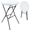 Set de 2 Tables Hautes Pliante Casaria Set de 2 Tables Hautes Pliante Casaria