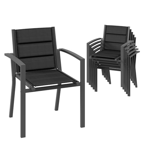 Set De 6 Chaises De Jardin Empilables
