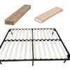 Sommier Buartttbear 140x190 cm avec Pieds Sommier Buartttbear 140x190 cm avec Pieds