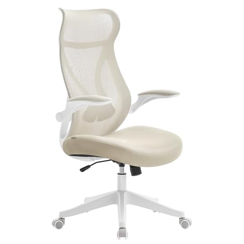 SONGMICS Chaise de Bureau Ergonomique Beige SONGMICS Chaise de Bureau Ergonomique Beige