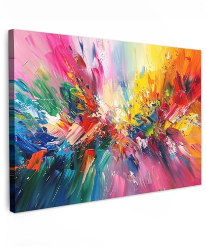 Tableau Moderne sur Toile Coloré 120x80 cm Tableau Moderne sur Toile Coloré 120x80 cm