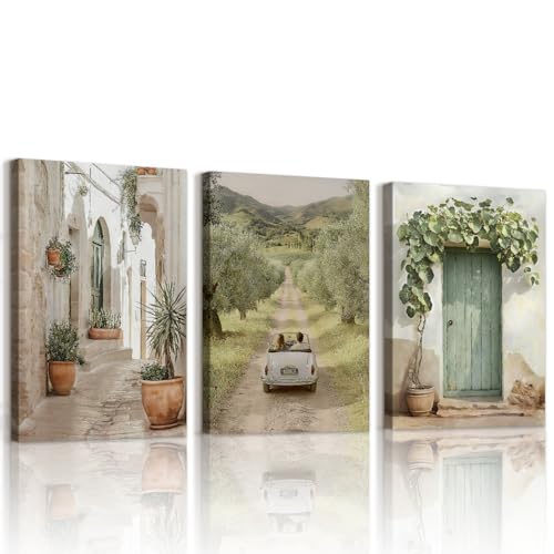 Tableau Vintage Italien Paysage Campagne Tableau Vintage Italien Paysage Campagne