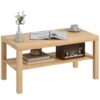 Table Basse de Salon Moderne 2 Niveaux