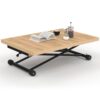 Table Basse Extensible ALTURA en Bois Noir Table Basse Extensible ALTURA en Bois Noir