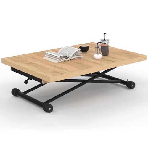 Table Basse Extensible ALTURA en Bois Noir Table Basse Extensible ALTURA en Bois Noir