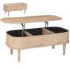 Table Basse Relevable avec Rangement Intégré Table Basse Relevable avec Rangement Intégré