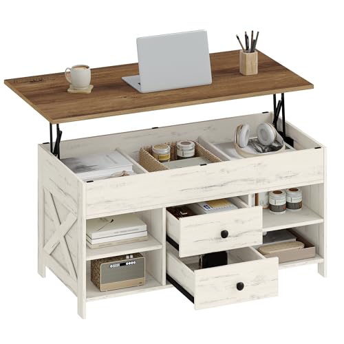 Table Basse Réglable avec Rangement Intégré Table Basse Réglable avec Rangement Intégré