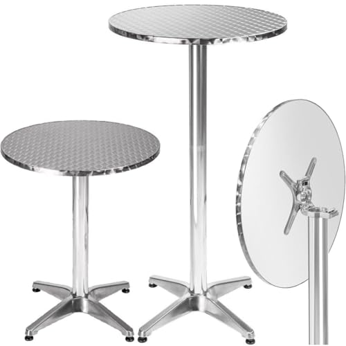 Table de Bar Haute 2en1 Réglable et Pliable Table de Bar Haute 2en1 Réglable et Pliable