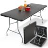 Table de Buffet Pliable 182 x 74 cm Table de Buffet Pliable 182 x 74 cm