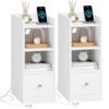 Table de Chevet Multifonction avec USB
