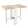 Table de Cuisine Pliable Bicolore Modern Table de Cuisine Pliable Bicolore Modern