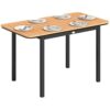 Table de Jardin 6 Personnes en Bois Composite Table de Jardin 6 Personnes en Bois Composite
