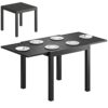 Table de Jardin Extensible Aluminium 80-160 cm Table de Jardin Extensible Aluminium 80-160 cm