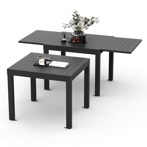 Table De Jardin Extensible Devoko 80/160 cm Table De Jardin Extensible Devoko 80/160 cm