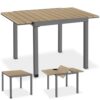 Table de Jardin Extensible en Aluminium