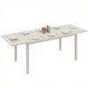 Table de Jardin Extensible en Aluminium