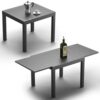 Table de Jardin Extensible en Aluminium