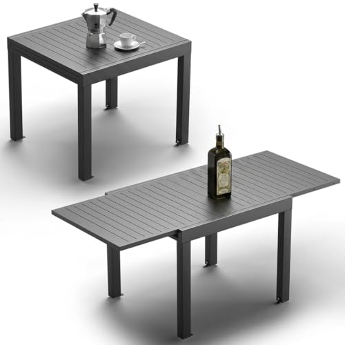 Table de Jardin Extensible en Aluminium Table de Jardin Extensible en Aluminium
