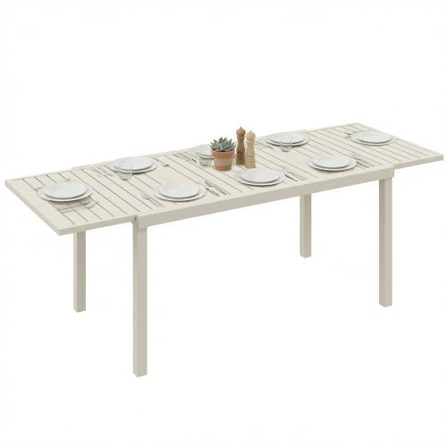 Table de Jardin Extensible en Aluminium Table de Jardin Extensible en Aluminium