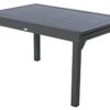 Table de Jardin Extensible Piazza Gris Graphite Table de Jardin Extensible Piazza Gris Graphite