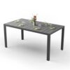 Table de Jardin Extérieur 150x80cm en Aluminium Table de Jardin Extérieur 150x80cm en Aluminium