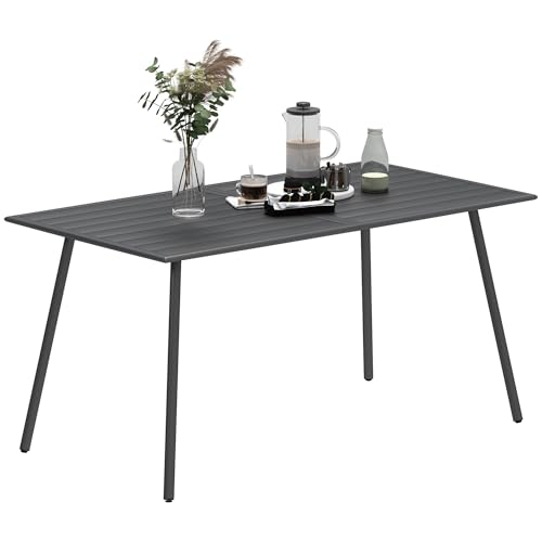 Table de Jardin Outsunny pour 6 Personnes Table de Jardin Outsunny pour 6 Personnes