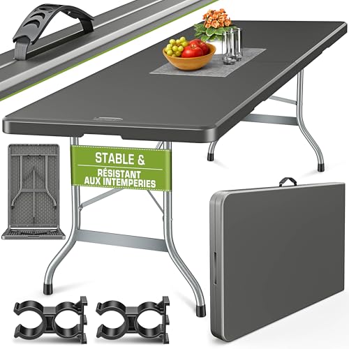 Table de Jardin Pliable Tillvex 180x75 cm Table de Jardin Pliable Tillvex 180x75 cm