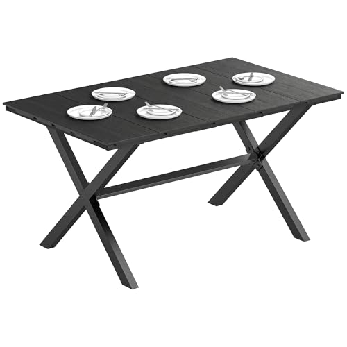 Table de Jardin Rectangulaire 4 à 6 Personnes Table de Jardin Rectangulaire 4 à 6 Personnes